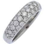 ショッピングBrand 1.006ct/パヴェセッティング 4月誕生石 ダイヤモンドリング・指輪/Pt900-5.9g/11号/#51/プラチナ/プレゼント/記念日/h250918/588685