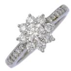 TIFFANY ＆ Co. ティファニー フローラ・ダイヤモンドリング・指輪/Pt950-4.3g/8号/#48/プラチナ/翌日配送可/h250925/591596
