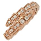 BVLGARI ブルガリ セルペンティ/Serpenti・ヴァイパー・ダイヤモンドリング・指輪/K18PG/750-6.4g/12号/#52/ピンクゴールド/h251023/594355