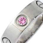 Cartier カルティエ ラブ/LOVE・ピンクサファイア3Pリング・指輪/K18(WG無)-9.5g/11号/#51/ホワイト/翌日配送可/h250901/587453