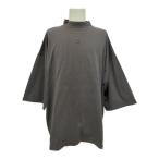 yeezy イージー GAP ENGINEERED BY BALENCIAGA 52 LOGO 3/4 SLEEVE TEE・カットソー・Tシャツトップス/M/グレー/ビッグT/b250520/556067