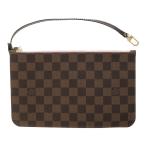 超美品・ルイヴィトン ダミエ・エベヌ・アクセサリーポーチのみ ネヴァーフル用/ブラウン/ピンク/LOUIS VUITTON 翌日配送可/b190705/297817