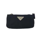 Yahoo! Yahoo!ショッピング(ヤフー ショッピング)プラダ トライアングルロゴ ビジュー アクセサリーポーチ/1N1256/ブラック/PRADA 翌日配送可/RF3/b201205/372151