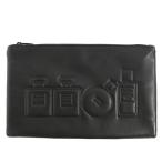  очень красивый товар * Chanel Novelty Logo * cosme сумка / черный /CHANEL на следующий день рассылка возможно /212742