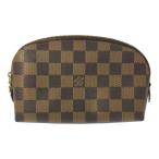 LOUIS VUITTON Louis Vuitton Damier *eben* небольшая сумочка cosme tik* cosme сумка vanity сумка /N47516/ Brown /b260113/601764