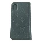 LOUIS VUITTON Louis Vuitton монограмма * Anne план to*IPHONE X/XS folio * смартфон кейс /M63586/ черный /B4/B440813/529489