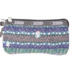 超美品・レスポートサック ALICE IN FOREST・Small KOKO・トラベルポーチ  Wジップ/グレー/LeSportsac 翌日配送可/b190921/310023