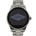 美品・フォッシル Qマーシャル タッチスクリーン・スマートウォッチ時計-158.4g/シルバー/FOSSIL 翌日配送可/h190409/283308