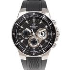 カシオ EDIFICE・クォーツ時計 ラバーベルト エディフェイス/SS/stainless steal-80.9g/EF-552/シルバー×ブラック/CASIO/h200527/344664