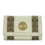 Yahoo! Yahoo!ショッピング(ヤフー ショッピング)コーチ シグネチャー・6連キーケース/ベージュ×ホワイト/COACH 翌日配送可/213253