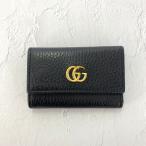 グッチ プチマーモント・6連キーケース/456118/ブラック/ゴールド金具/GUCCI 翌日配送可/b210820/405172