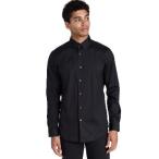  free shipping Theory men's sill va in long sleeve button down shirt US size : Small color : black parallel import 