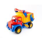  бесплатная доставка Wader Truck No. 1 Giant Dump Truck Ride-On Toy Red, Yellow and Blue параллель импорт 