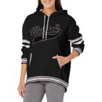 送料無料Russell Athletic Women's Graphic Logo Hooded Sweatshirt, Black並行輸入