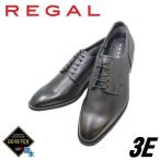 REGAL(リーガル)GORE-TEX（ゴアテックス）プレーントゥー 34HR BB 黒 革靴 メンズ用 本革（レザー）撥水 防水 日本製 34HR BB 黒3E 革靴