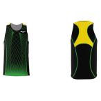  Mizuno custom заказ производство на заказ дизайн принт плюс рейсинг рубашка ( мужской ) плечо часть Silhouette постоянный ширина легкая атлетика одежда U2JQ8A05