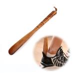 ZHEJIA 靴べら ロング 木製 靴ベラ 軽量 おしゃれ くつべら シューホーン プレゼント ナチュラル 靴ベラ シューホーン 携帯