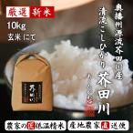 令和7年産 新米 米 お米 10kg 送料無料 玄米にて 奥播州源流芥田川産こしひかり芥田川 農家直送便 厳選米 石抜処理済 お米ギフト 贈答