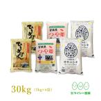 米 3品目 食べ比べ 30kg 