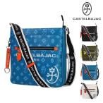 カステルバジャック ショルダーバッグ 縦型 カジュアル ストラップ キーリング 大きめ メンズ 048123 サシャ CASTELBAJAC 総柄
