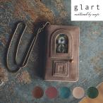 gla-to чехол для пропуска карта inserting футляр для карточек ID кейс фирма участник доказательство витражное стекло меньше compact мужской женский сделано в Японии H0213 glart Most ro кожа 