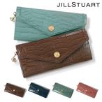 ジルスチュアート 長財布 本革 ギフト レザー かぶせ 薄い 薄型 レディース JSLW2ET1 クラシック JILLSTUART クロコ型押し レター 牛革