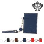 オロビアンコ IDカードホルダー リール付き 本革 メンズ ORHO-010 日本製 Orobianco | 定期入れ パスケース 牛革 レザー