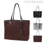 ピンキーアンドダイアン トートバッグ ソフトレオパード レディース PDLHGEH1 PINKY＆DIANNE |大きめ 大容量 ヒョウ柄 総柄