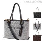 ピンキーアンドダイアン トートバッグ ソフトレオパー