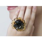 Yahoo! Yahoo!ショッピング(ヤフー ショッピング)琥珀 フラワーデザインリング　フリーサイズ 12〜18号　リトアニア製　・送料無料・