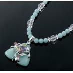 Yahoo! Yahoo!ショッピング(ヤフー ショッピング)アマゾナイトのみつばネックレス　日本製