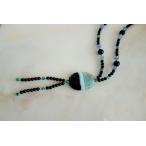 Yahoo! Yahoo!ショッピング(ヤフー ショッピング)縞メノウの天然石タッセルネックレス　日本製
