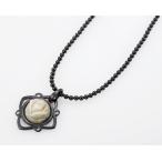 Yahoo! Yahoo!ショッピング(ヤフー ショッピング)水牛とジェットの薔薇彫りネックレス 　日本製　・送料無料・