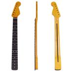 ショッピングギター ギターネック STタイプ用交換ネック ストラトネック 22フレット エレキギターネック フィンガーボード 艶有り ST-37