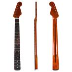 ギターネック STタイプ用交換ネック ストラトネック 22フレット エレキギターネック フィンガーボード 艶有り ST-79