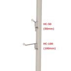 Licolbe/HobbyTower/HC-100 支柱用クリップフック100mm 3個 (シルバー)