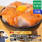 長野県ブランド魚 信州サーモン まるごと1尾 2〜2.5kg おいしい 新鮮 魚 養殖 柵 生 冷蔵 刺身 丼 カルパッチョ マリネに