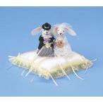 パナミ　 ウサギのリングピロー (クリーム)