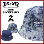 スラッシャー THRASHER バケットハット 帽子 デニム ウォッシ インディゴ メンズ レディース DENIM BUCKET HAT