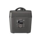 コイズミ マイコン電気圧力鍋 1.6L 6種類自動メニュー ワンタッチ 蒸し料理 離乳食 炊飯 におい軽減クリーニング機能 52品搭載レシピブッ