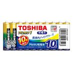  Toshiba (TOSHIBA) щелочные батарейки одиночный 4 форма 10 шт. входит 1.5V жидкость утечка предотвращение структура щелочь 1 суммировать упаковка LR03AN 10MP