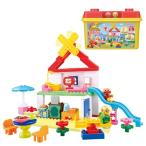 [バンダイ(BANDAI)] Blocklabo ブロックラボ パンこうじょうと大きなおうちが作れる! アンパンマンブロックバケツ