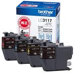 ブラザー工業 【brother純正】インクカートリッジ4色パック LC3117-4PK 対応型番:MFC-J6983CDW、MFC-J6583C