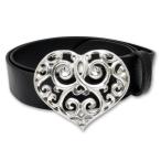 gabolato Lee GABORATORY belt Heart belt buckle w/ leather belt 