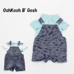 アウトレット OshKosh B'Gosh オシュコシュ・ビゴッシュ キッズ 上下セット ベビーロンパース＆オーバーオール　2点セット 夏 583780 P180