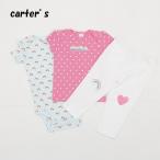 送料無料 アウトレット carter's カーターズ ベビー ロンパース 半袖 上下3点セット 夏 #1181278 P236オ