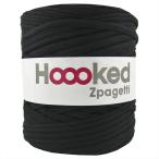 送料無料 DMC Hoooked Zpagetti フックドゥ ズパゲッティ 超極太 800Black ブラック 約 120m