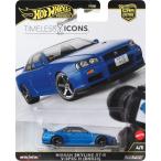 【予約商品】ホットウィール(Hot Wheels) カーカルチャー タイムレス アイコンズ 日産 スカイライン GT-R V-スペック II （BNR34） JBK92