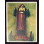 額入りアート・アルファロメオのポスター[Alfa Romeo P3] ・アートプリント・