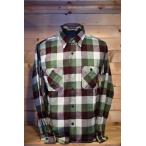 シュガーケーン Sugarcane ネルシャツ (SC27967) Twill Check Shirts Col:Green